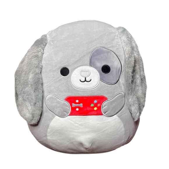 Squishmallows Katharina the Gray Dog 12" Plush - Picture 1 of 3